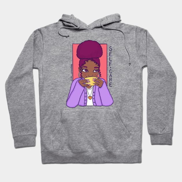 Self care Hoodie by @isedrawing